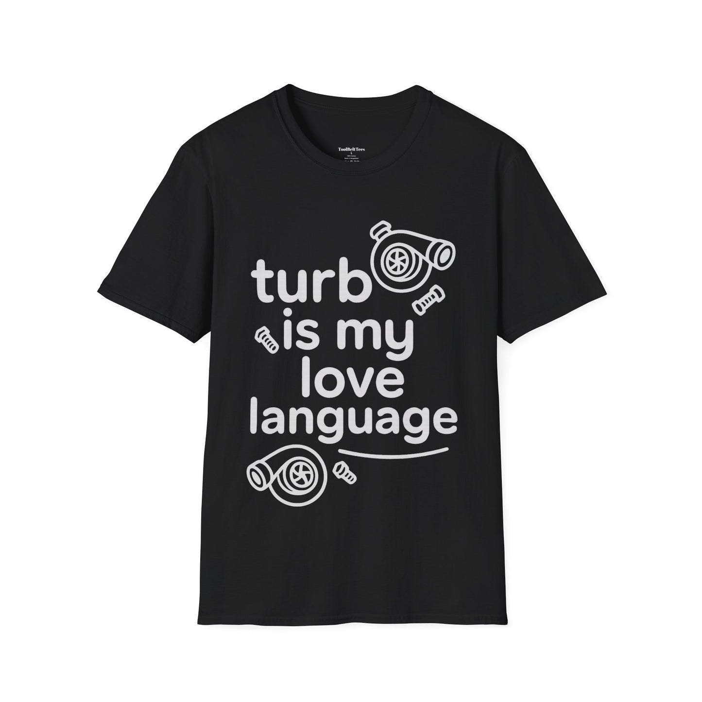 Turbo Is My Love Language graphic tee