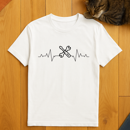 Mechanic Heart Rate Graphic Tee